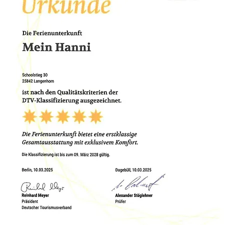 Mein Hanni - 5 Sterne An Der Nordsee Appartamento